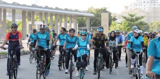 Li Claudia Gowes Rayakan Hari Sepeda Dunia dan 16 Tahun BFB, Pemko Apresiasi Inisiatif dan Kontribusi BFB