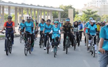 Li Claudia Gowes Rayakan Hari Sepeda Dunia dan 16 Tahun BFB, Pemko Apresiasi Inisiatif dan Kontribusi BFB