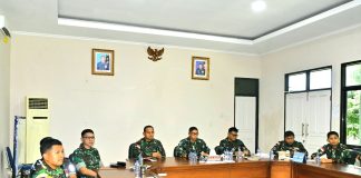 Danlanud RSA Natuna Ikuti Exit Briefing Panglima Koopsudnas Secara Virtual