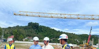 Bupati Aneng dan Wabup Raja Bayu Febri Gunadian, Tinjau Pembangunan RSUD Tipe C di Kecamatan Siantan