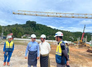 Bupati Aneng dan Wabup Raja Bayu Febri Gunadian, Tinjau Pembangunan RSUD Tipe C di Kecamatan Siantan