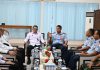 Bahas Keamanan Laut Natuna, Danlanud RSA Terima Kunjungan Tim Kemenko Polkam RI