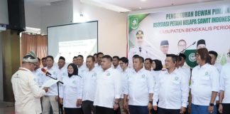 Pimpinan dan Anggota DPRD Hadiri Pengukuhan DPD APKASINDO Kab. Bengkalis Periode 2025-2030