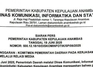 Efisiensi Anggaran, Pemkab Kepulauan Anambas Tegaskan Komitmen Profesionalisme Kerja Sama Media