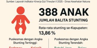 Tantangan Stunting di Natuna: 388 Balita Terdata Meski Prevalensi Turun