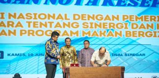 Sukseskan Program Makan Bergizi Gratis, Rico Waas Tandatangani Nota Kesepahaman dengan Badan Gizi Nasional