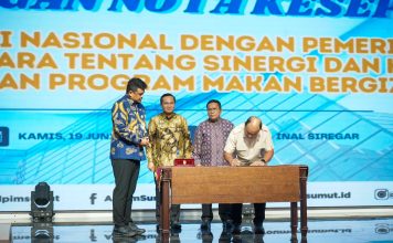 Sukseskan Program Makan Bergizi Gratis, Rico Waas Tandatangani Nota Kesepahaman dengan Badan Gizi Nasional