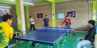 Pertandingan Tenis Meja, Pererat Kebersamaan dalam Rangka Hari Bhayangkara Ke-79