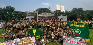 Yonif Raider 136/TS Raih Juara Umum Satpur Diberbagai Lomba dalam Rangka HUT ke 75 Kodam I/Bukit Barisan