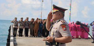 Sambutan Hari Bhayangkara ke-79, Polres Lingga Gelar Upacara Tabur Bunga