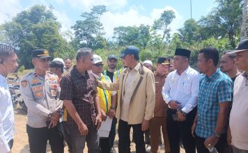 Menteri PUPR Tinjau Proyek Irigasi Jambo Aye, Pejabat Aceh Timur Tak Tampak Hadir