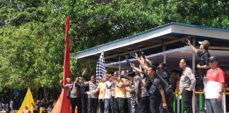 Mengayuh Budaya, Menjaga Warisan, Lomba Perahu Jong Meriahkan Hari Bhayangkara ke-79 di Batam