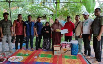 Ditengah Retreat, Bupati Al-Farlaky Peduli Korban Terkaman Buaya