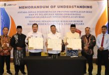 Kejati Kepri, Dishub dan PT Pelabuhan Kepri Teken MoU Penanganan Hukum Sektor Maritim
