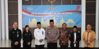 Merawat Toleransi, Polres Lingga Gelar Doa Bersama Lintas Agama Sambut Hari Bhayangkara ke-79