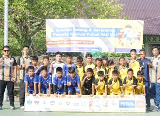 Festival Futsal FAD U-12 2025 Resmi Ditutup, Mapala dan Benaung Junior Sabet Gelar Juara
