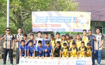 Festival Futsal FAD U-12 2025 Resmi Ditutup, Mapala dan Benaung Junior Sabet Gelar Juara