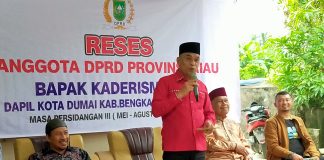 Komitmen Ketua DPRD Provinsi Riau, Kaderismanto Jemput Aspirasi Masyarakat Bengkalis