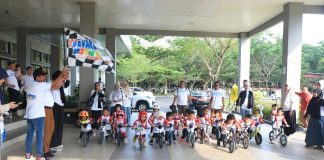 Elzadaswarman Lepas 29 Anak Tergabung dalam Kontingen Pushbike Kota Payakumbuh