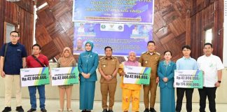 BPJS Ketenagakerjaan Serahkan Santunan Jaminan Kematian dan Beasiswa di Sibolga