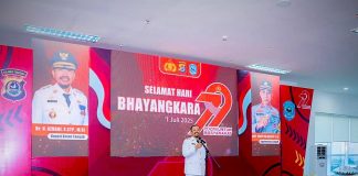 Perayaan Hari Bhayangkara ke-79, Bupati Azhari Paparkan Sejumlah Program Pembangunan dari Sekolah Rakyat Hingga Budidaya Lobster