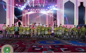 Pimpinan dan Anggota DPRD Bengkalis Hadiri Malam Pembukaan MTQ ke-43 Tingkat Provinsi Riau