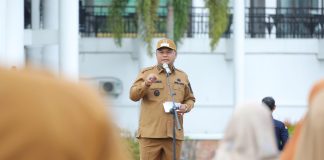 Pimpin Apel Pagi Perdana, Wabup Siak Sampaikan Kabar Baik, Selesaikan Tunda Bayar 2025