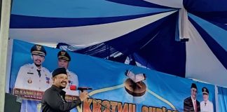 Hadiri Khotmil Qur’an di Mawasangka, Azhari Sampaikan Capaian Dalam 100 Hari Kerja Sebagai Bupati