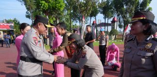 Kapolda Sumut Pimpin Upacara Kenaikan Pangkat Personel, Tegaskan Komitmen Polri yang Humanis dan Presisi