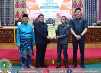 DPRD Bengkalis Gelar Paripurna ke-6, Sampaikan Tiga Ranperda Strategis Termasuk LAMR