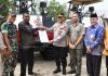 Perkuat Asta Cita Presiden, Wakapolres Aceh Timur menyerahkan Alsintan bantuan Kementrian Pertanian RI kepada Brigade Pangan