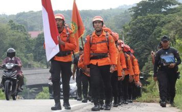 Tantang Diri di Alam Terbuka, 23 CPNS Basarnas Natuna Ikuti Longmarch Tiga Hari Nonstop