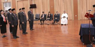 16 PNS Pemkab Simalungun Dilantik dalam Jabatan Administrator dan Pengawas