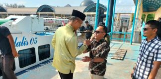 Jelang Penutupan MTQ, Bupati Bengkalis Sambut Kedatangan Pj Sekda Provinsi Riau M. Job Kurniawan di Negeri Junjungan