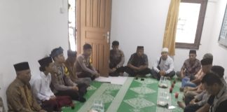 Polsek Senayang Gelar Doa Tolak Bala Bersama Tokoh Agama dan Masyarakat