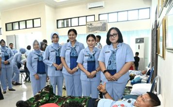 Peringatan Ke-78 Hari Bakti TNI AU, Semangat Humanis Terus Menyala di Natuna dan Puluhan Kantong Darah Terkumpul