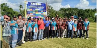 Turnamen Sepak Bola Ke-6 Desa Tanjung Kelit Resmi Dibuka, 64 Tim Siap Berlaga