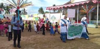 Semarak Pawai Ta’aruf Warnai Pembukaan STQH IV Bakung Serumpun di Desa Cempa