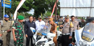 Wakil Wali Kota Elzadaswarman Hadiri Apel Gelar Pasukan Operasi Patuh Singgalang 2025 di Halaman Mapolres Payakumbuh