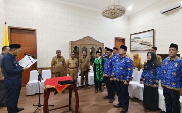 Wakil Bupati Lingga Lantik Pejabat Fungsional Penata Kelola Jalan dan Jembatan