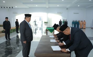 Bupati Asahan Lantik 3 Jabatan Pimpinan Tinggi Pratama