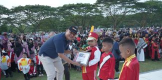 Wakil Bupati Asahan Lepas Peserta Marching Festival Ke III
