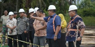 Bupati Asahan Tinjau Jalan Longsor dan Progres Perbaikan Infrastruktur di Kecamatan BP Mandoge