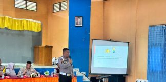 Polsek Daik Lingga Beri Pembekalan Karakter kepada Siswa Baru SMA Negeri 1 Lingga dalam Kegiatan MPLS