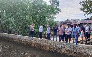 Kapolres Natuna Tinjau Lahan Jagung dan Angkat Kearifan Lokal Tambak Kepiting di Bunguran Batubi