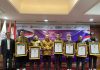 Puluhan Tokoh Nasional Raih Anugerah Sahabat Pers dan Pin Emas Dalam Konvensi Nasional SMSI