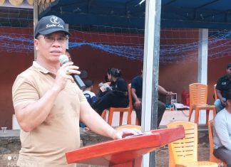 Bupati Aneng Tutup Open Turnamen Sepak Bola HUT Karta Binra ke-45 di Desa Nyamuk