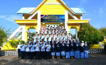Semangat AMPUH Hari Bakti ke-78, Prajurit TNI AU di Natuna Ziarah ke TMP