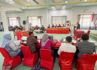 Kepala OPD Presentasi Renstra RPJM di Depan Bupati