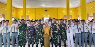 Lanal Ranai Gelar Sosialisasi Penerimaan TNI AL di SMA Negeri 1 Bunguran Timur